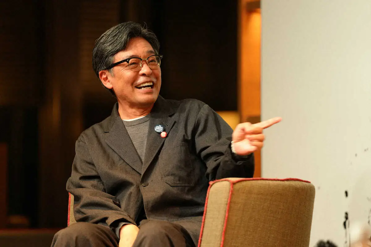 【画像・写真】イベントで木梨憲武と話す光石研（撮影・大城　有生希）