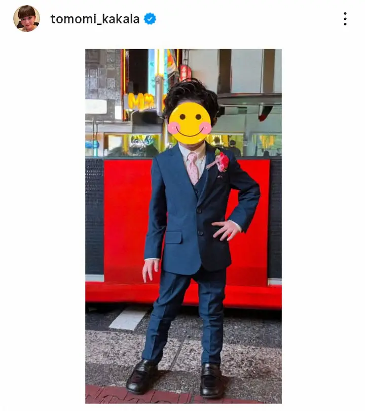 【画像・写真】華原朋美「私の人生を大きく変えてくれた」6歳長男の卒園式を報告　晴れ姿に「カッコいい」と反響