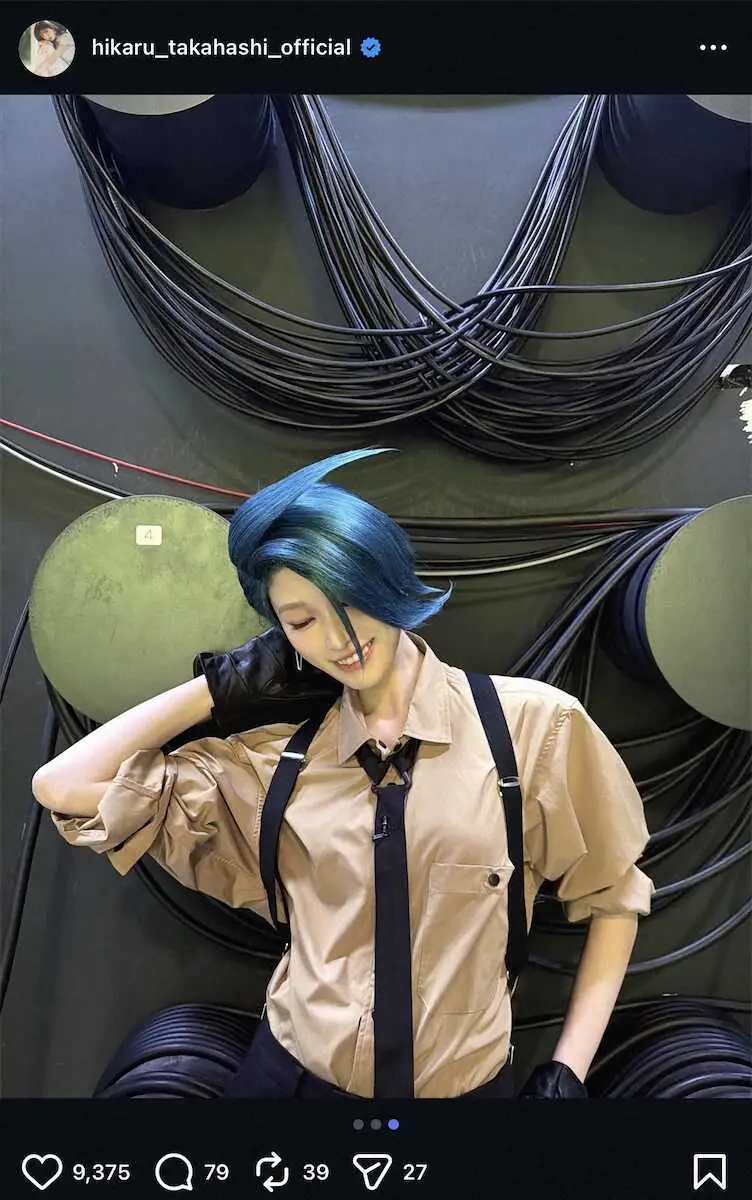 【画像・写真】このイケメンは誰！？高橋ひかるの人気アニメキャラコスプレにネットくぎづけ！「惚れちゃう…」