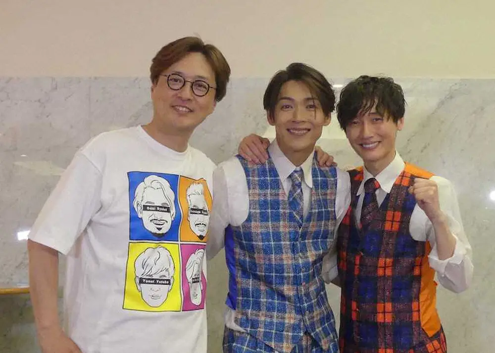 【画像・写真】「純烈」の（左から）酒井一圭、白川裕二郎、後上翔太