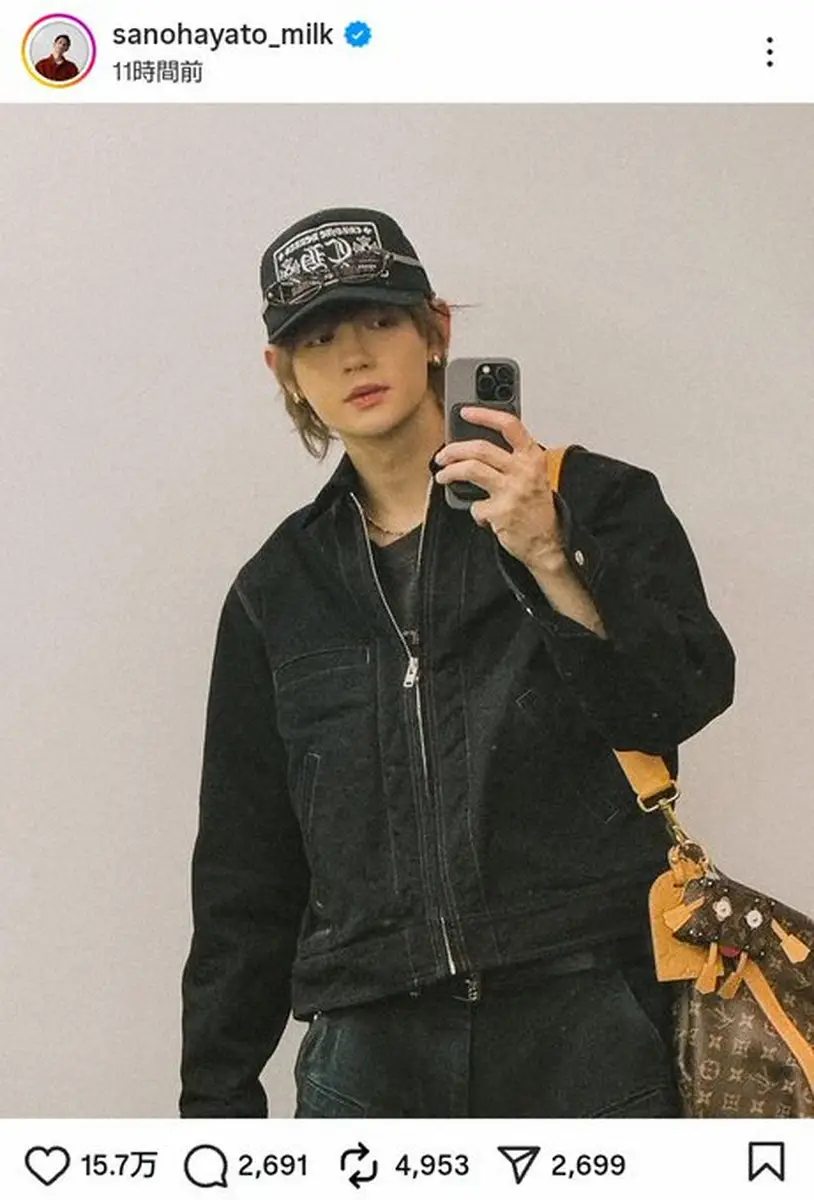 【画像・写真】M!LK佐野勇斗　髪色チェンジ！イメチェン報告にファン歓喜「髪色似合ってる」「イケメンすぎんか」の声