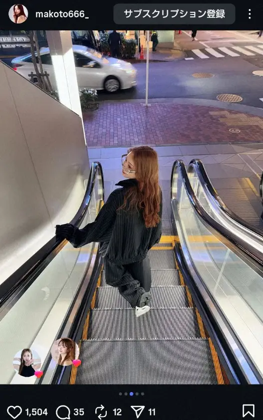 【画像・写真】“人気レースクイーン”南真琴　ブランド特別コラボの黒コーデ披露に「最高にお似合い」「カッコいい」