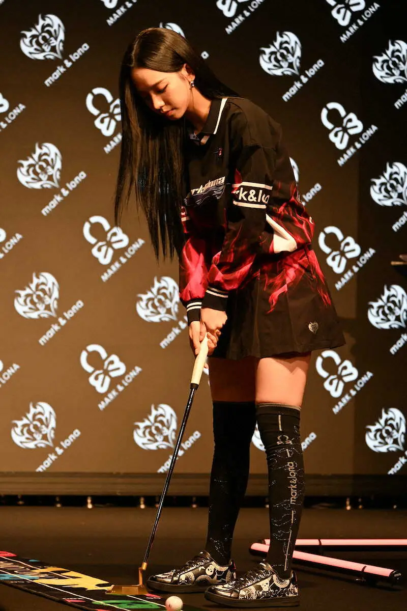 【画像・写真】aespa・カリナ　人生初挑戦のパターに照れ笑い「実際はどうだったか秘密です」