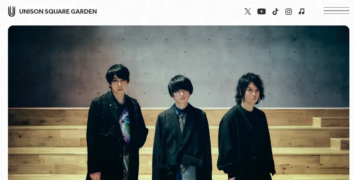 【画像・写真】UNISON SQUARE GARDENの公式サイトから