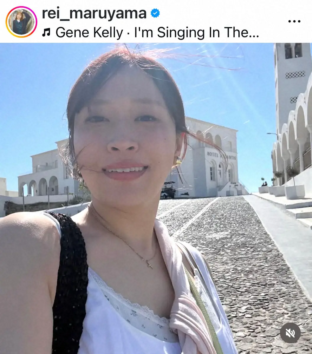 【画像・写真】丸山礼　初めてのヨーロッパ1人旅報告　飛行機の前の席に座っていたのは「仕事に行く親友」人気タレント