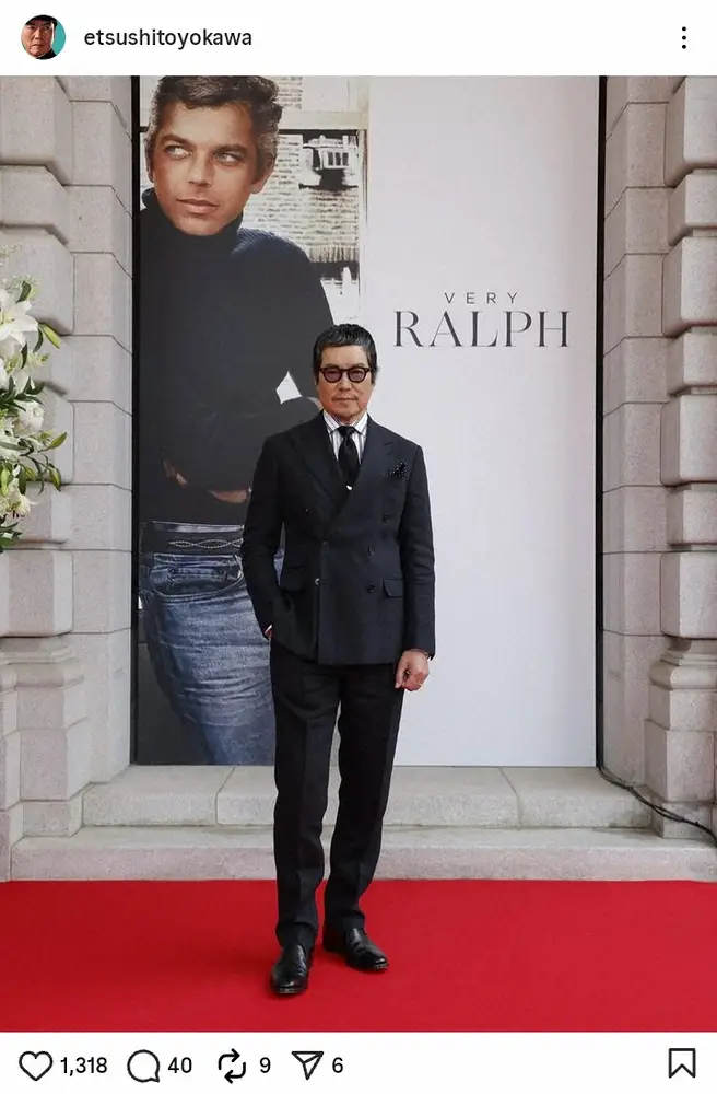 【画像・写真】豊川悦司　久々に見せた64歳近影にファン「おかえりなさい」「待ってました」「やっぱりカッコいい」