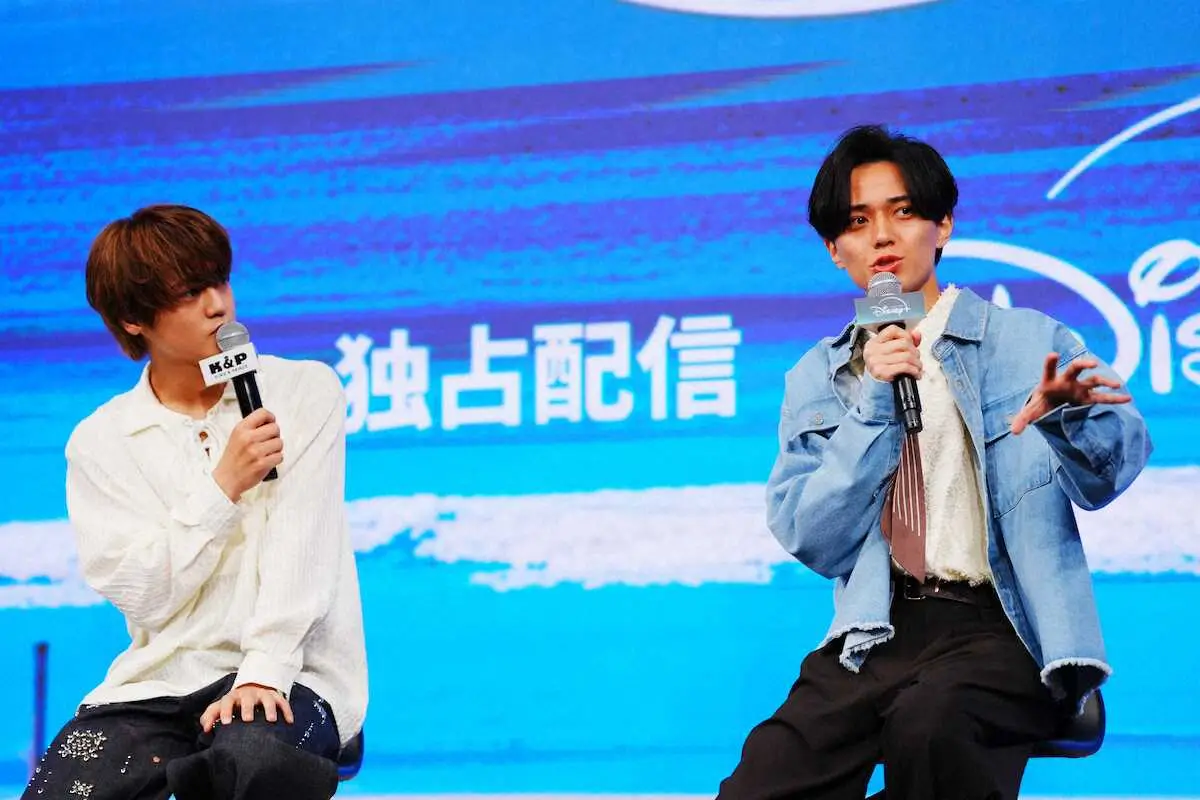 【画像・写真】King＆Prince　ディズニープラスで新番組　サプライズ発表　髙橋海人「独占配信が決定しました」
