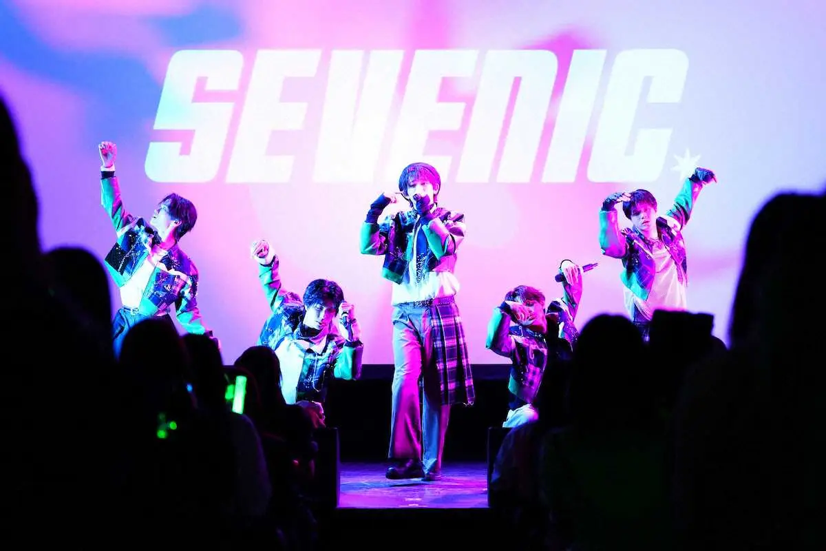 【画像・写真】5人組ボーイズグループ「SEVENIC」が1周年記念ライブ　リク「ONiCとともに成長できたら」