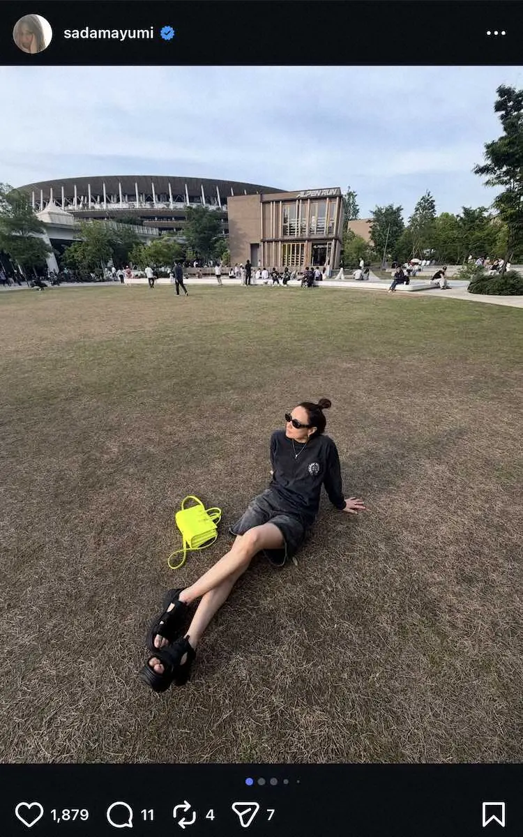 【画像・写真】佐田真由美“美脚”ショーパンコーデ姿にネットくぎづけ！「スタイル良すぎ」「本当に素敵！」「かわいい」