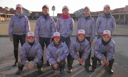地方競馬教養センターでの９１期生たち。既に騎手として各地で活動中