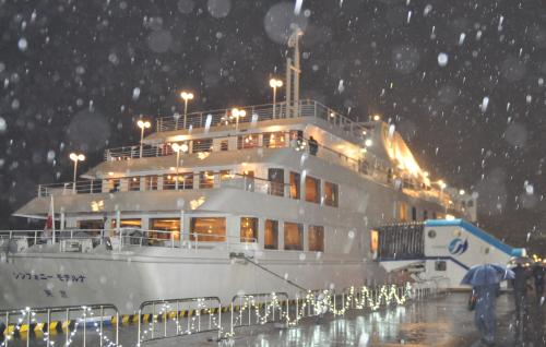 ＳＧ第２９回グランプリ前夜祭が行われた客船「シンフォニーモデルナ」