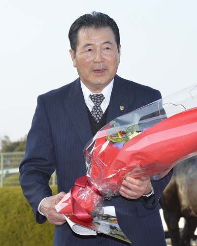 顕彰者に選出された橋口弘次郎元調教師