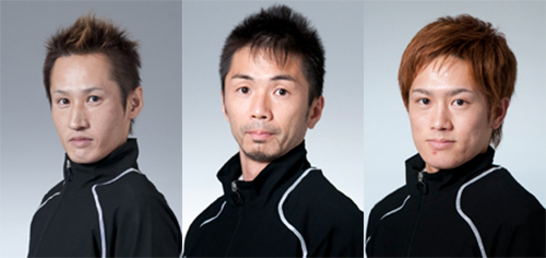 （左から）白井英治、辻栄蔵、篠崎仁志