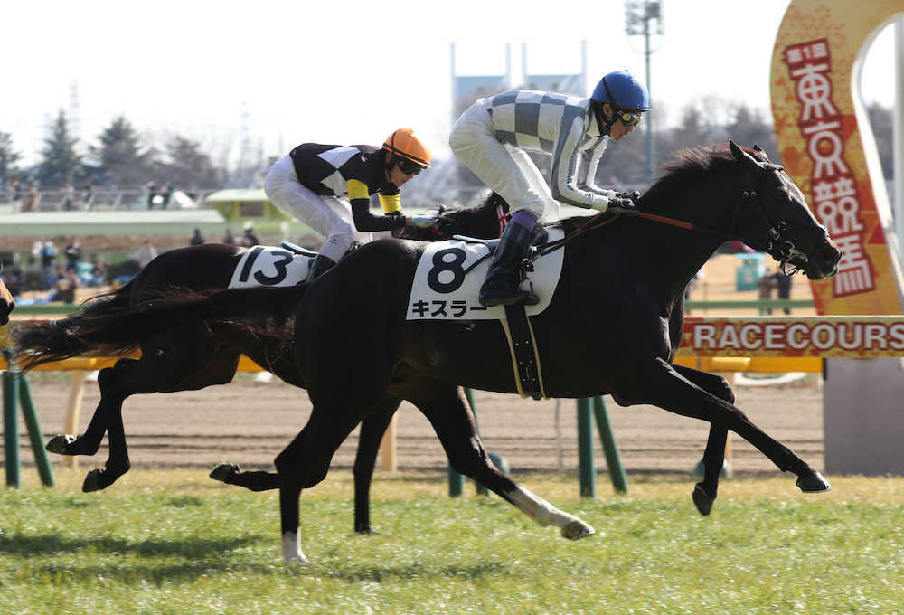 【画像・写真】【東京新馬戦】１番人気キスラー豪快差し　武豊「いい素質を持っている」