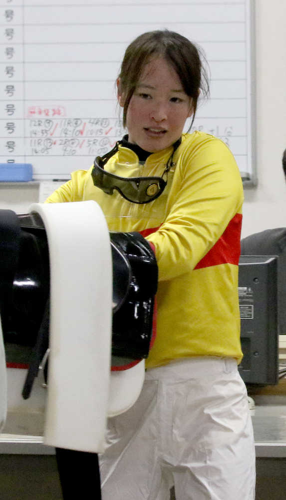 １７日のフェブラリーＳでコパノキッキングに騎乗した藤田菜七子騎手（撮影・郡司　修）