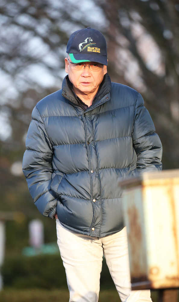 ２月いっぱいで引退する栗田博憲調教師（撮影・西川祐介）