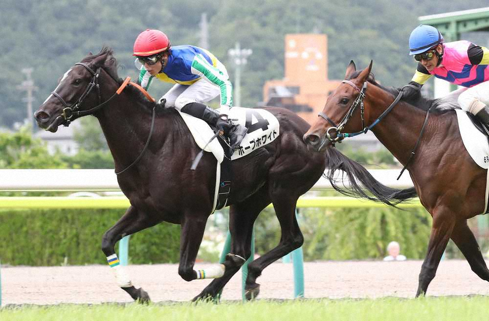 【画像・写真】【福島新馬戦】ホープホワイト差し切りV　三浦「上に行っても通用」