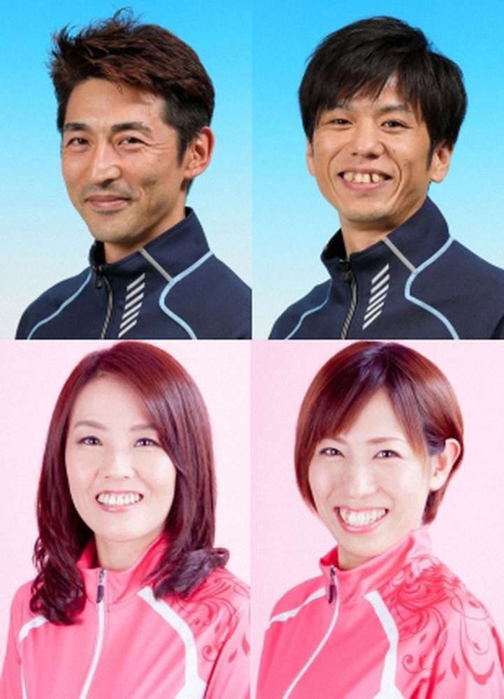 （右上から時計回りに）田村隆信、長嶋万記、香川素子、徳増秀樹
