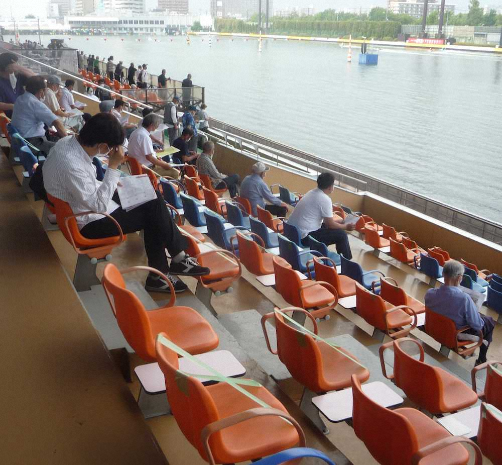 105日ぶりに観客を入れての開催となったボートレース住之江