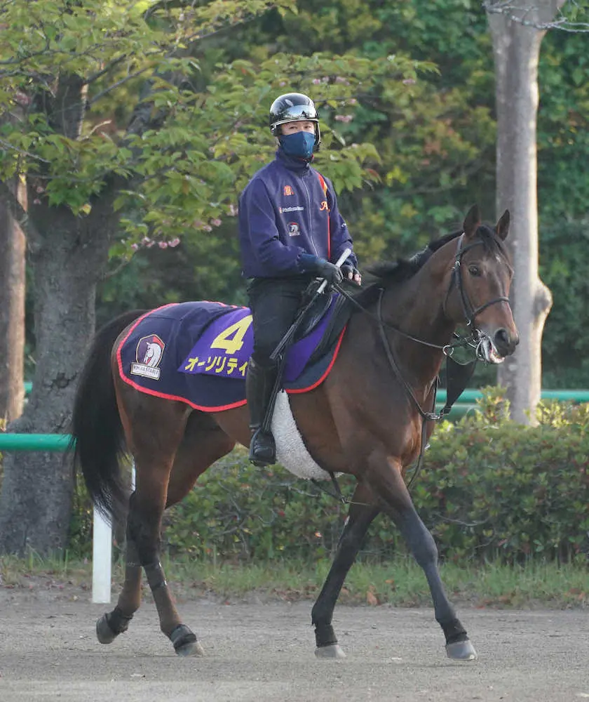 【画像・写真】オーソリティが左脛骨骨折　6カ月以上休養の見込み