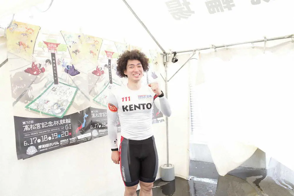 【画像・写真】【岸和田・高松宮記念】山崎賢　単騎一発狙う！手応えあり「準決の感じが一番良かった」
