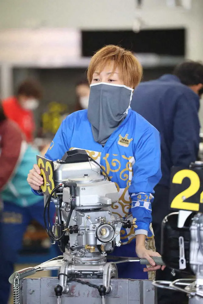 【画像・写真】【びわこ・G3オールレディース　3日目10R】2日目かる～く連勝　中谷　勢い出たよ