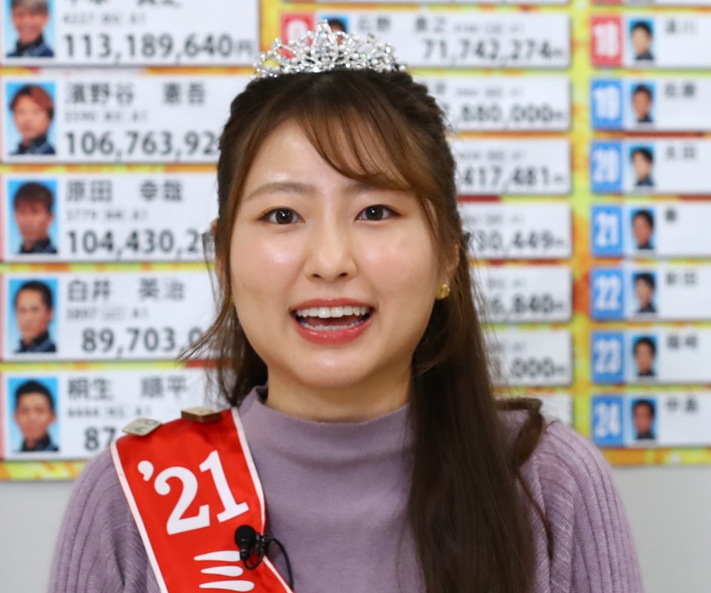 「2021ミス日本グランプリ」の松井朝海さん