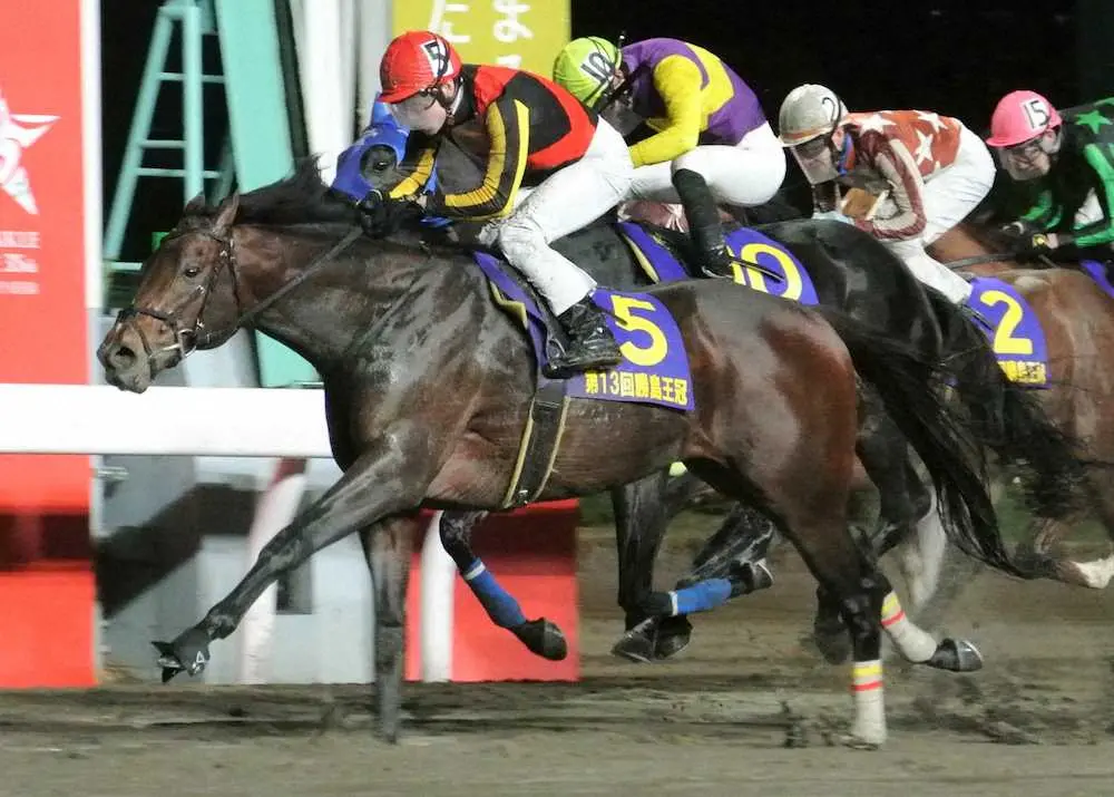 【画像・写真】【勝島王冠】コズミックフォース　半馬身抜け出して重賞初V！御神本「地力に感謝」