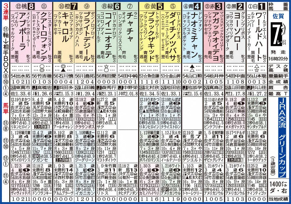 【画像・写真】【佐賀競馬7R　JRA交流　グリーンカップ】クアトロフォンテ一気の逃走