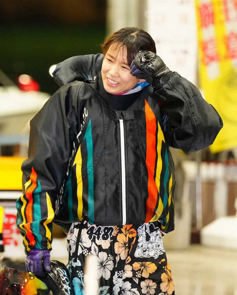 【画像・写真】【桐生・レディースオールスター】得票トップ守屋　最後まで全力疾走！「感謝の気持ちを込めて」