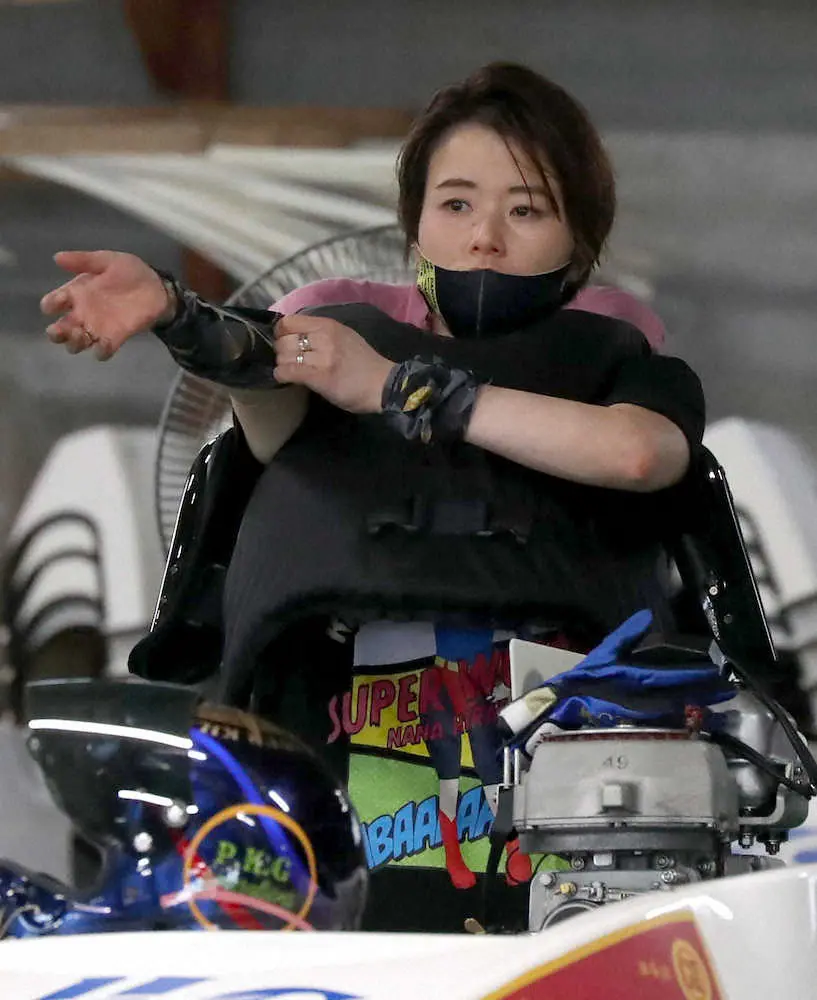 【画像・写真】【下関ボート・G2全国ボートレース甲子園　2日目7R】平高奈菜　逃げて自ら誕生日に祝杯