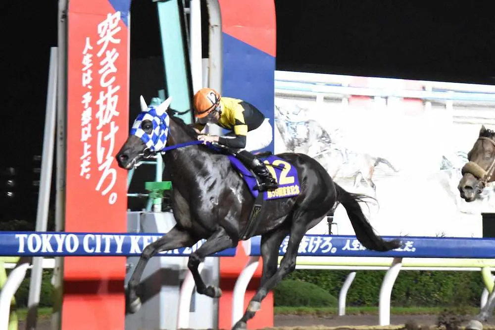 【画像・写真】好位から抜け出して東京記念を制したランリョウオー