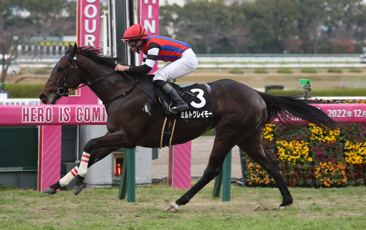 【画像・写真】【さざんか賞】ミルトクレイモーがレコードV　岩田望「次につながるレースでした」