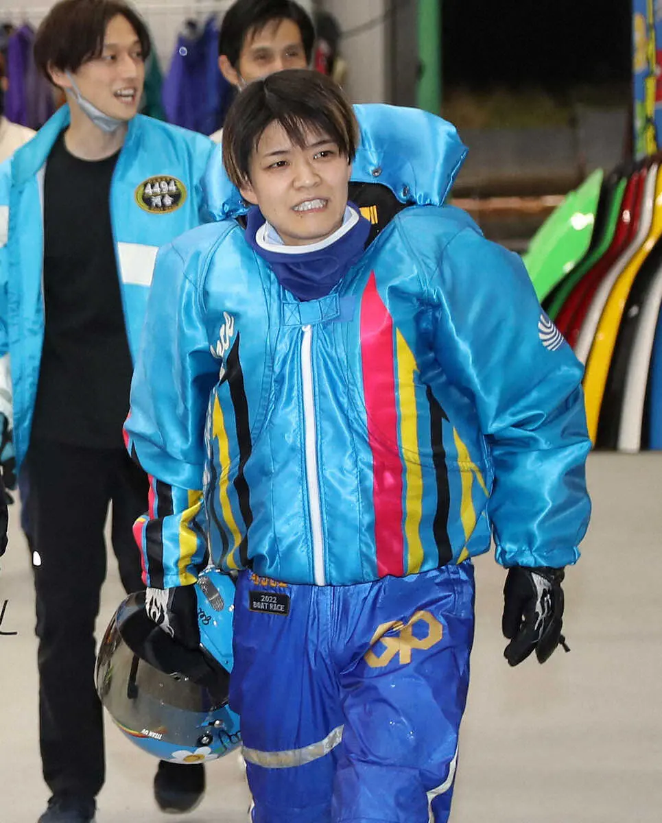 【画像・写真】【大村・第37回グランプリ　2日目TR1st12R】　抽選で1号艇ゲット！！　遠藤エミ　ツキもある