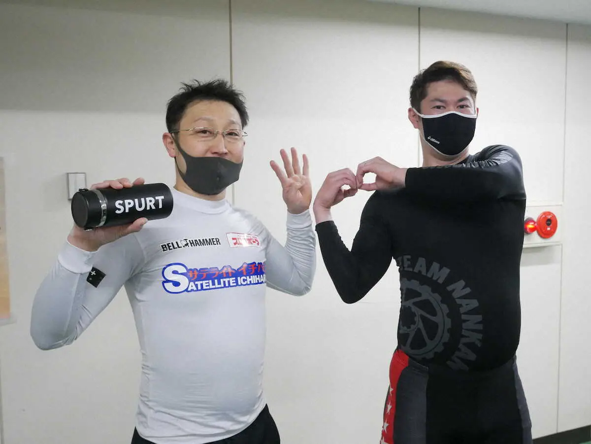 【画像・写真】【松戸競輪　11R、S級予選】地元の支部長・中村浩士が弟子の番手から通算400勝達成