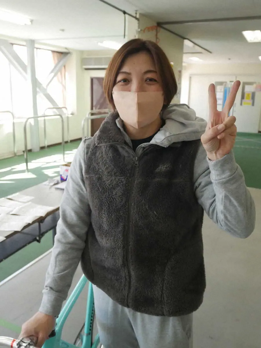 【画像・写真】【取手F2・2日目7R】保立沙織　同期・尾方に食らいついて2着　「やりました！」―※写真出稿済み