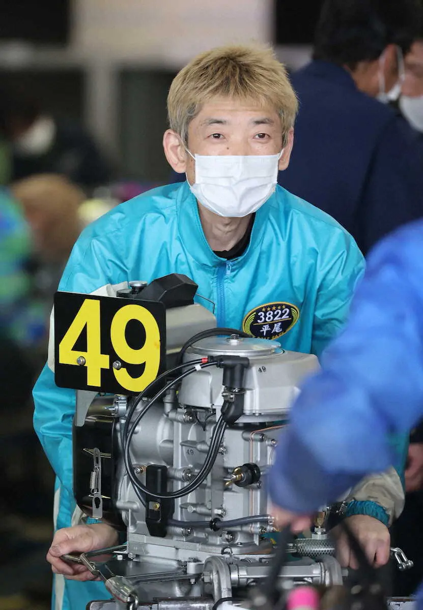 【画像・写真】【びわこボート「G2秩父宮妃記念杯」】平尾崇典　5コース捲り差しで波乱呼んだ