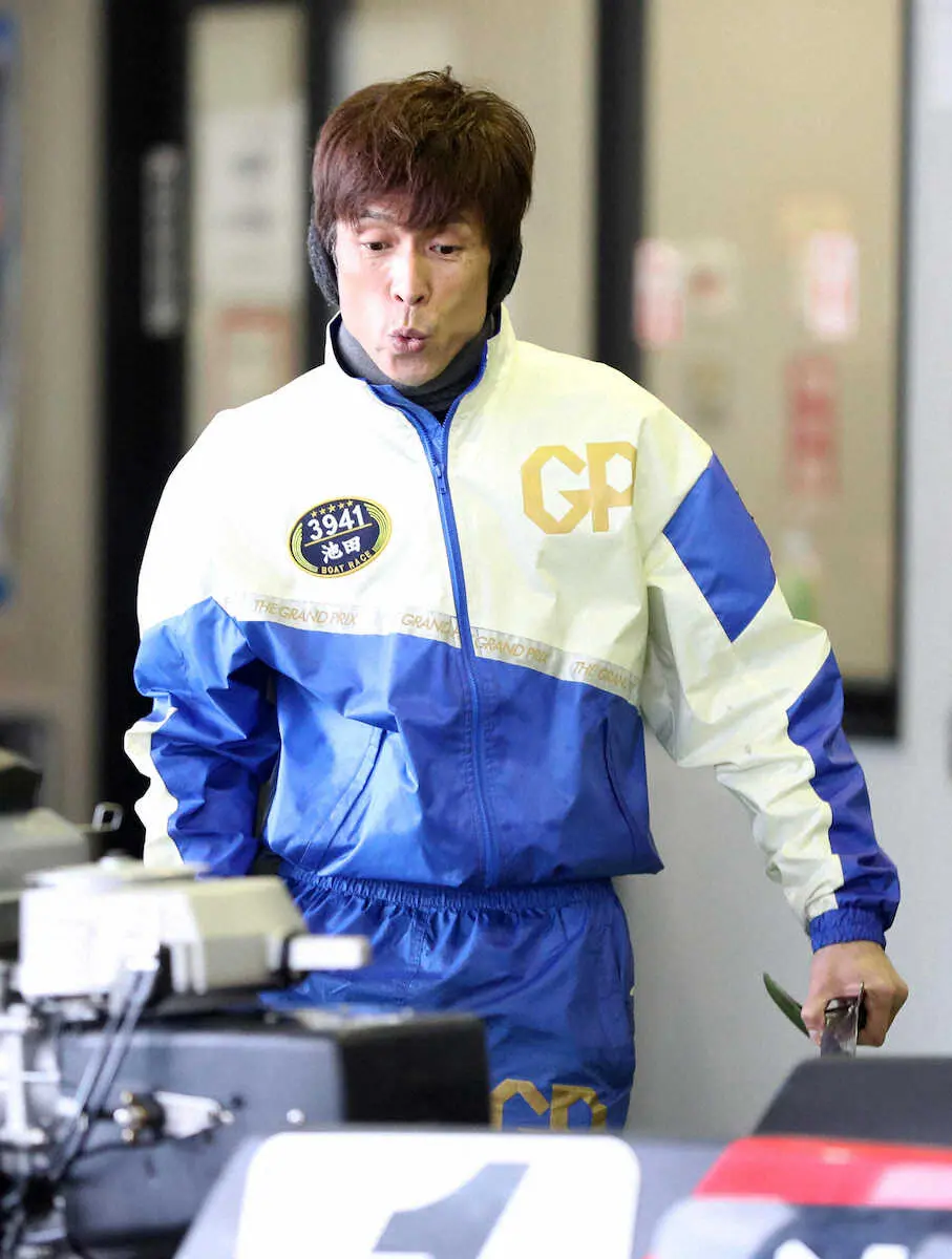 【画像・写真】【平和島ボート5日目、SGボートレースクラシック】池田　ファイナル一番乗り