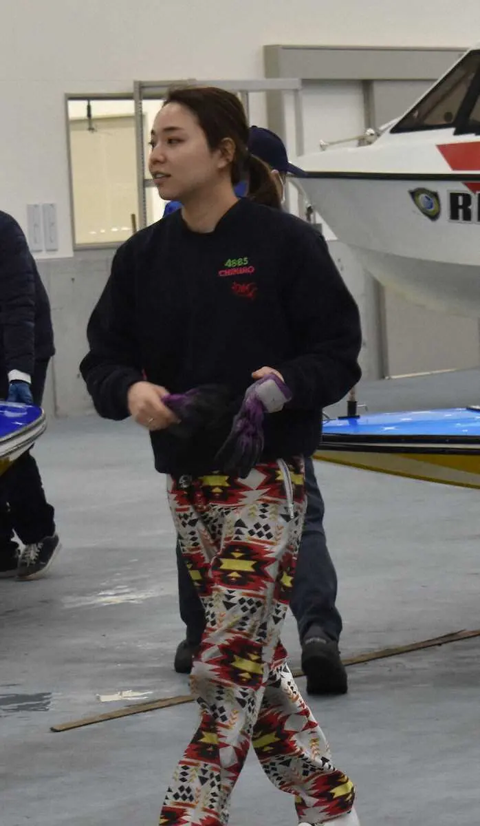 【画像・写真】【蒲郡ボート「G3オールレディース　2日目12R」】大山千広　機敏に先制