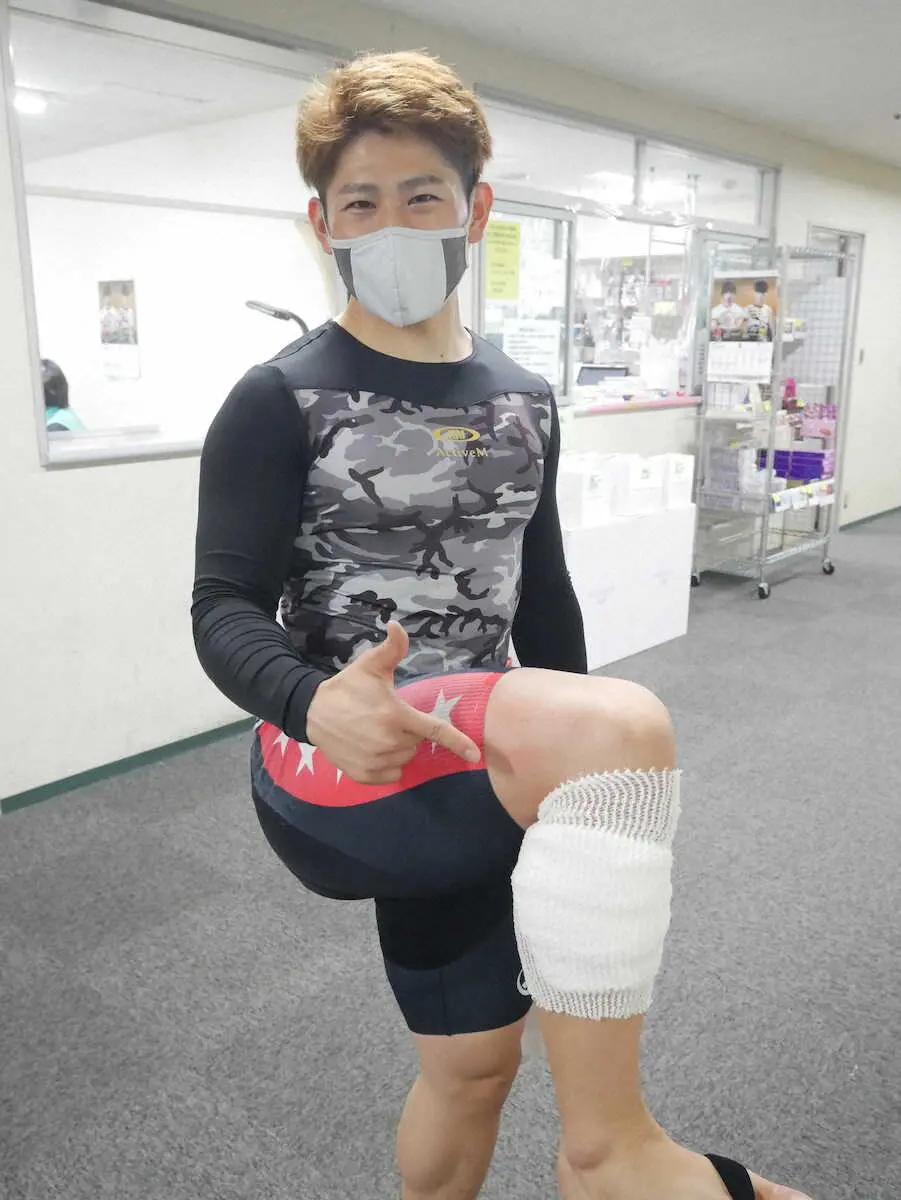 【画像・写真】【前橋競輪F1・初日S級予選6R】鈴木陸来　ゴール後落車も「体は大丈夫」とド根性で準決に挑む