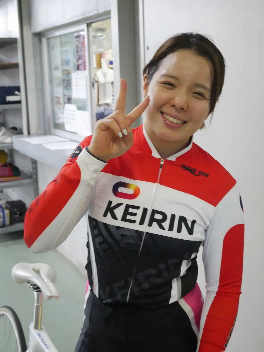 【画像・写真】【西武園競輪F1・ガールズ2日目予選6R】梶田舞　勝負駆けで移籍後初の地元決勝「とにかくうれしい」