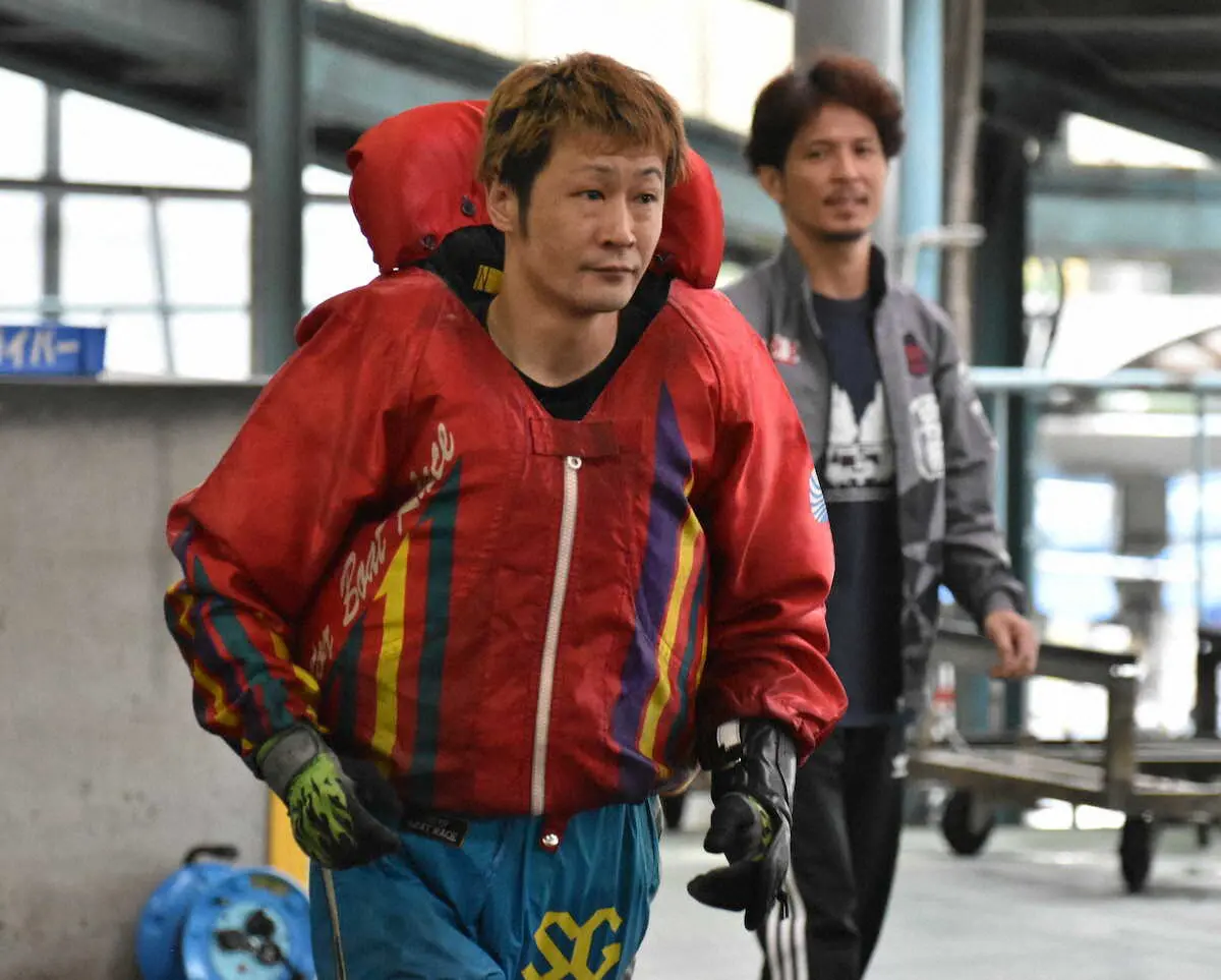 【画像・写真】【戸田ボート5日目、G1戸田プリムローズ開設67周年記念】大峯　無念勇み足