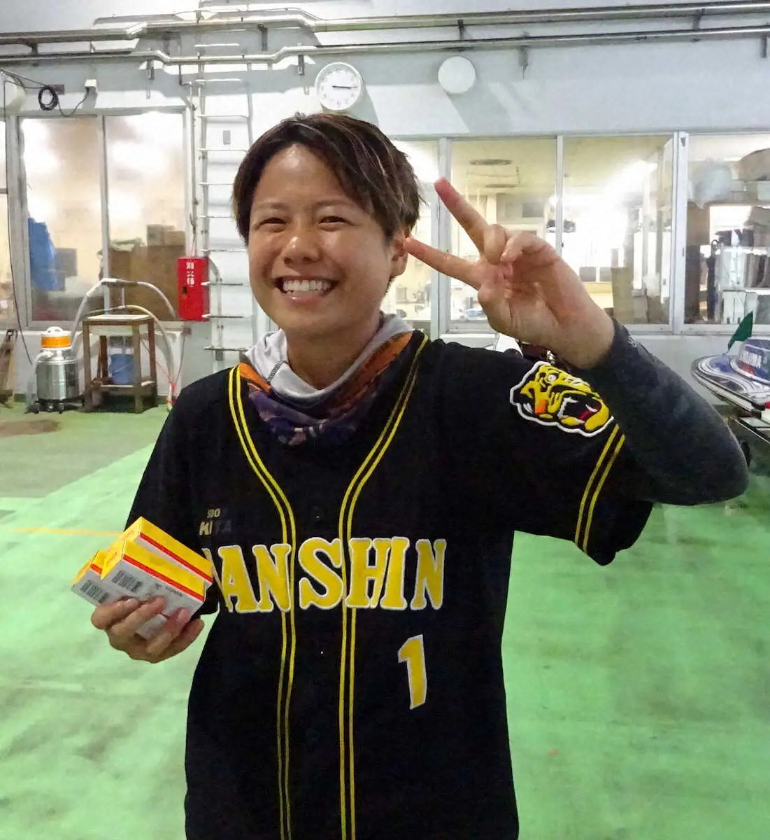 【画像・写真】【児島ボート　ヴィーナスシリーズ第11戦】虎党・来田衣織にSG優勝機「タイガースに元気もらって」