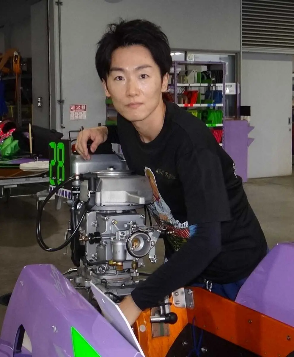 【画像・写真】【住之江ボート　満月ポン・力王丸カップ】中田竜太　迷い解消で好走誓う