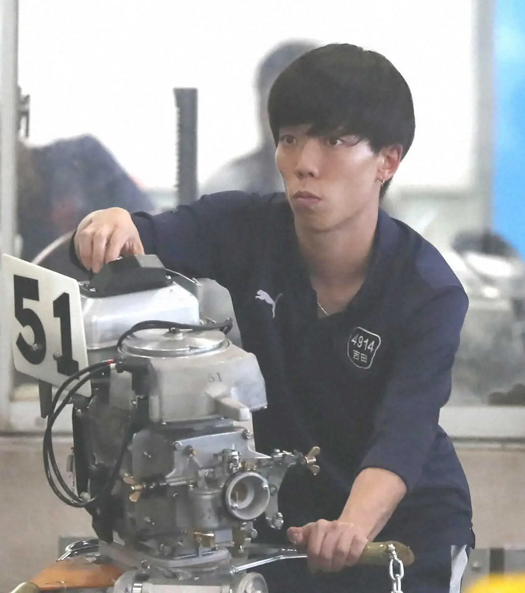 【画像・写真】【下関ボート・プレミアムG1ヤングダービー】吉田裕平　第二の故郷で奮闘