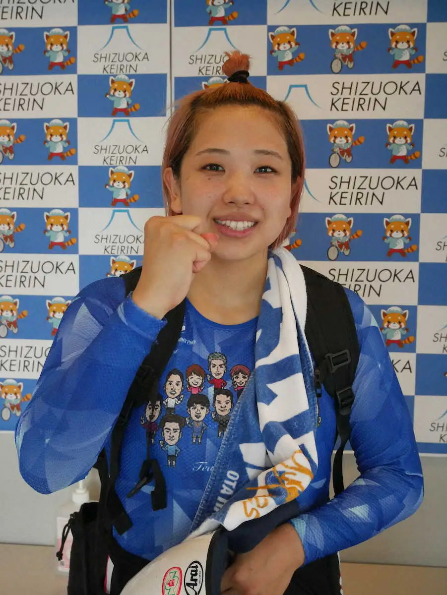 【画像・写真】【静岡競輪F2・ガールズ2日目6R】岩崎ゆみこ　好立ち回りに「頭いいのバレちゃいました？（笑い）」