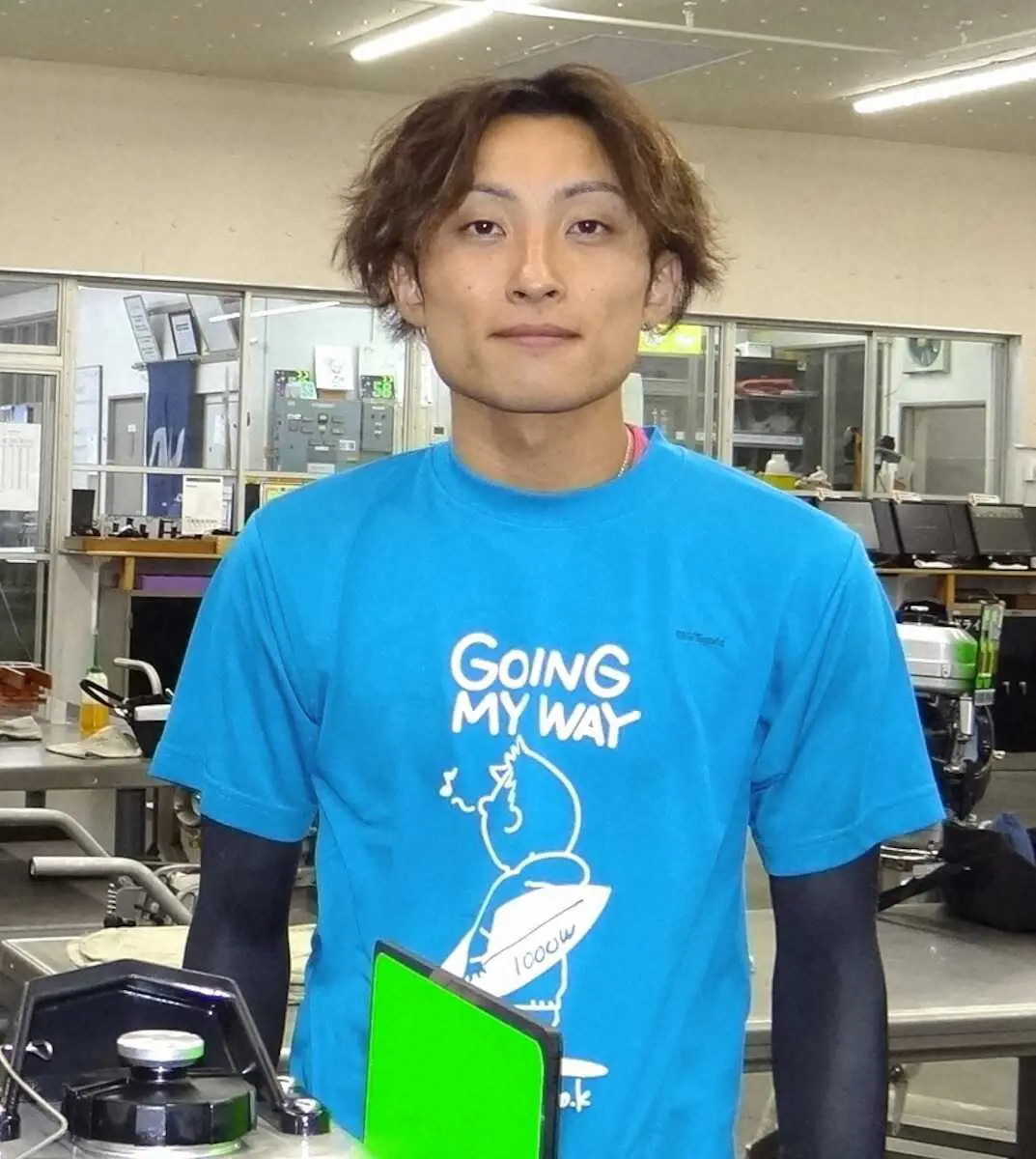 【画像・写真】【住之江ボート　茨木市制75周年記念2日目　11R予選特別A戦】豊田健士郎　パワフルに