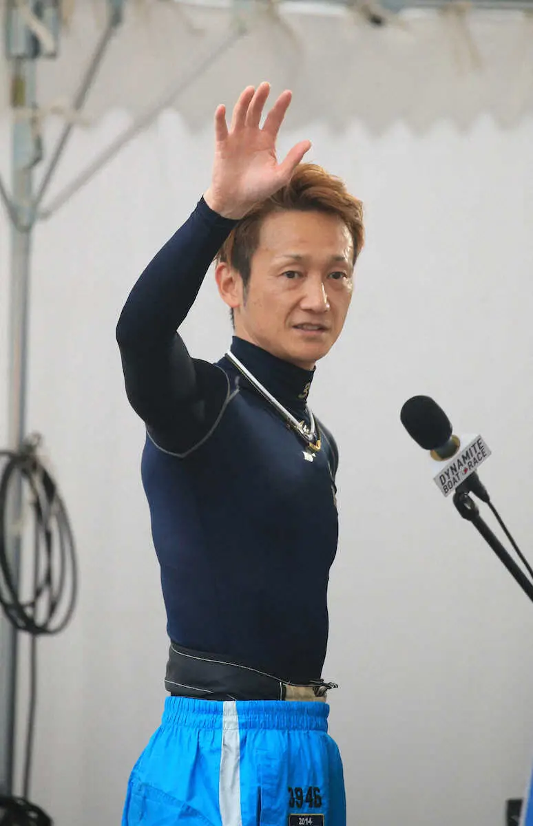 【画像・写真】【江戸川ボート・ファン感謝3Daysボートレースバトルトーナメント】赤岩善生　6コース濃厚でも不屈