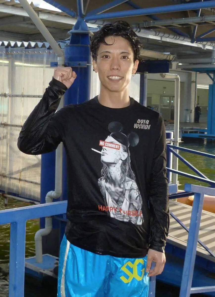 【画像・写真】【ボートレース蒲郡　第70回ボートレースダービー】吉田裕平　1Rを逃げ切ってSG初陣初勝利