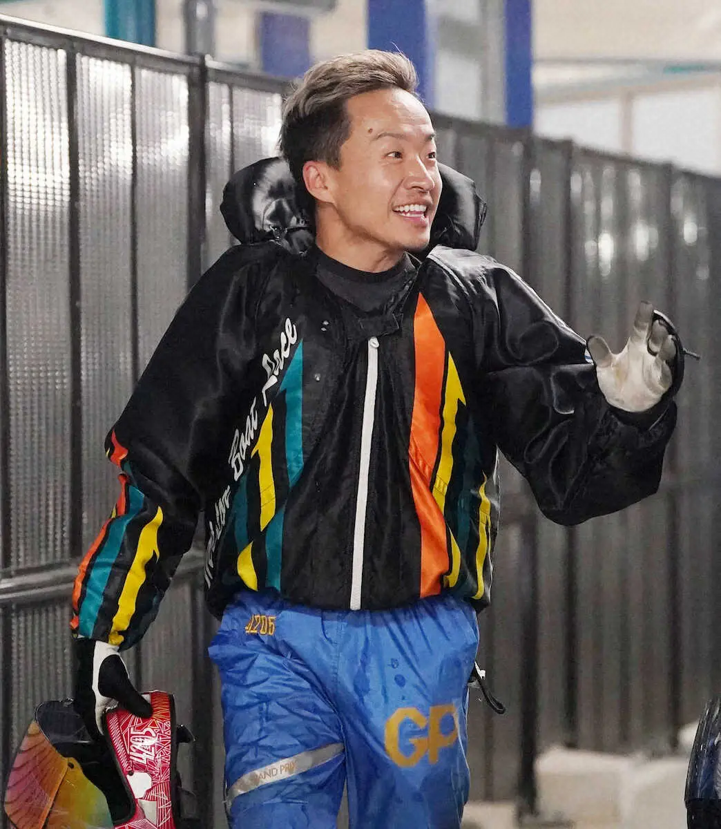 【画像・写真】【蒲郡ボート　SGボートレースダービー】山口剛　峰竜太の偉業達成に待った